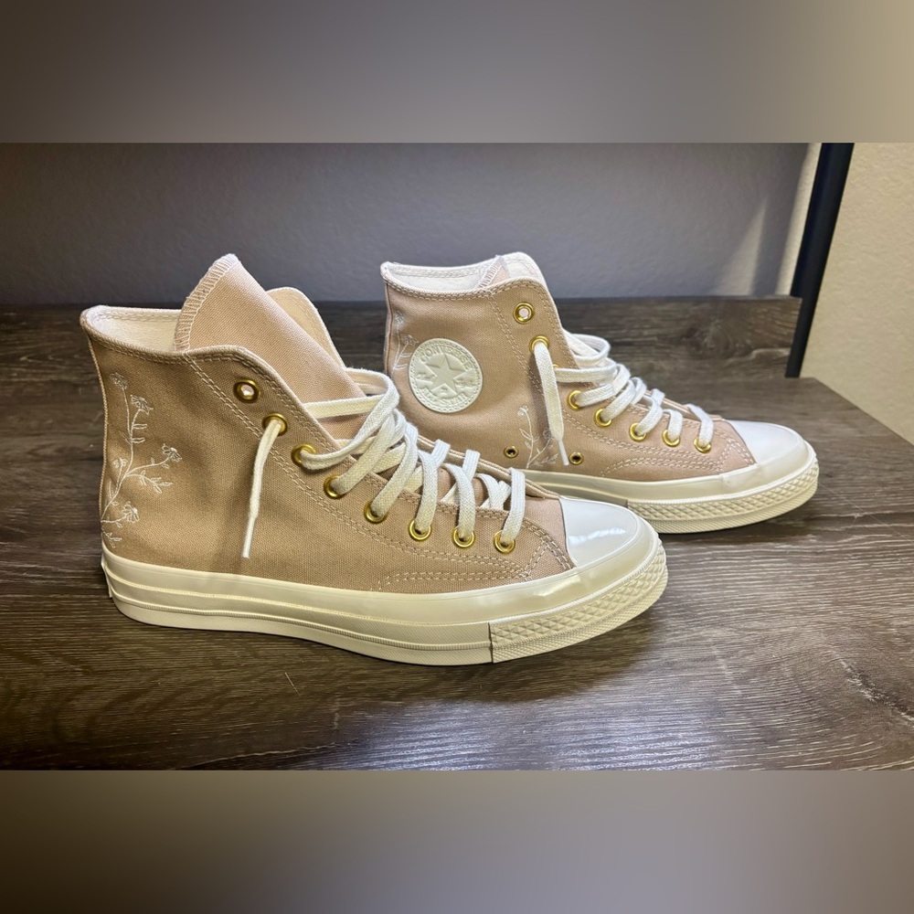 Converse Custom Women's High-Top Sneakers - Light Brown